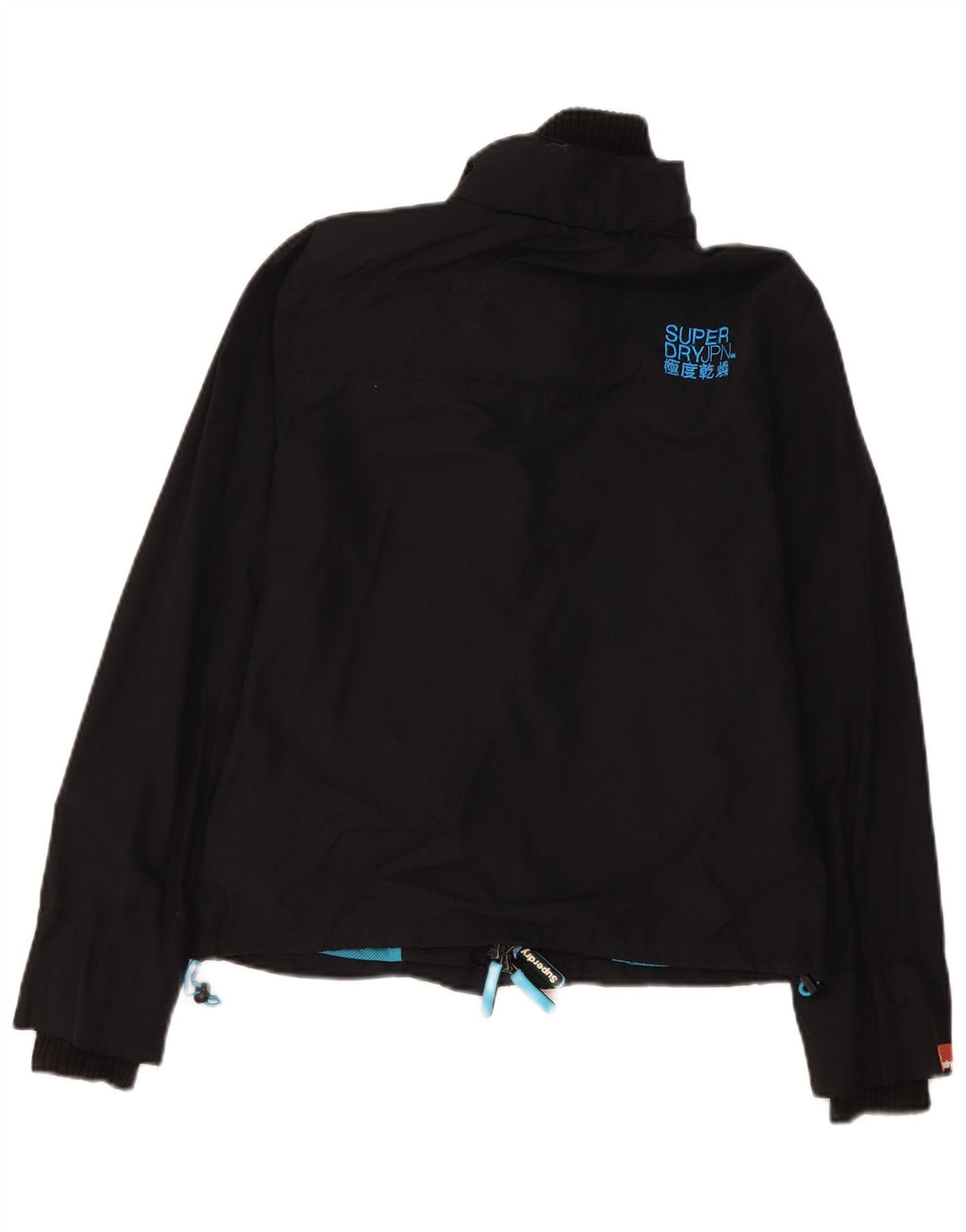 Женская ветровка Superdry The Windcheater UK 16, большая черная нейлоновая куртка
