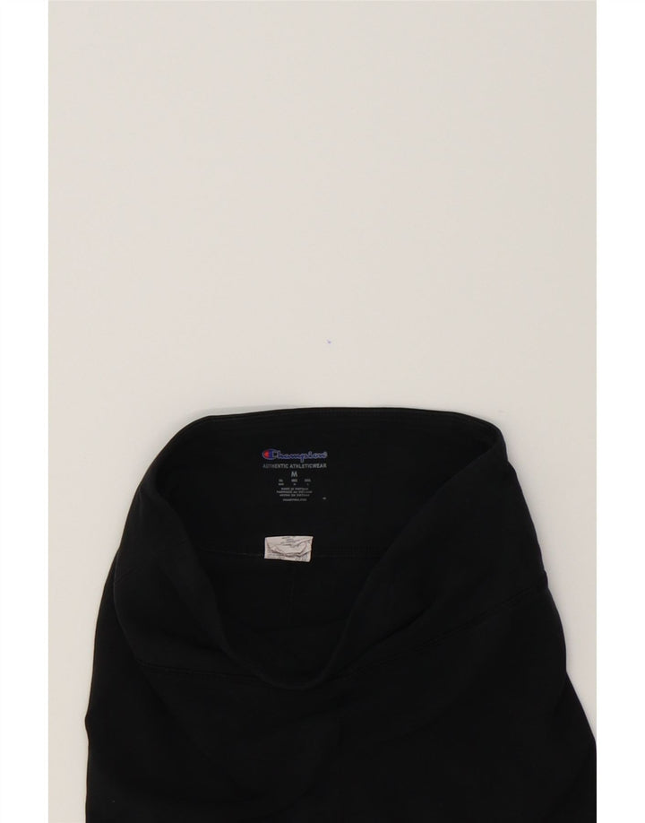 CHAMPION Womens Graphic Leggings UK 12 Medium  Black Cotton Vintage Champion and Second-Hand Champion from Messina Hembry 