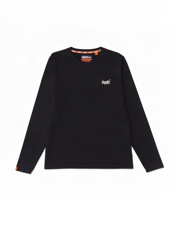 Мужской топ Superdry с длинным рукавом 2XL, темно-синий, хлопок