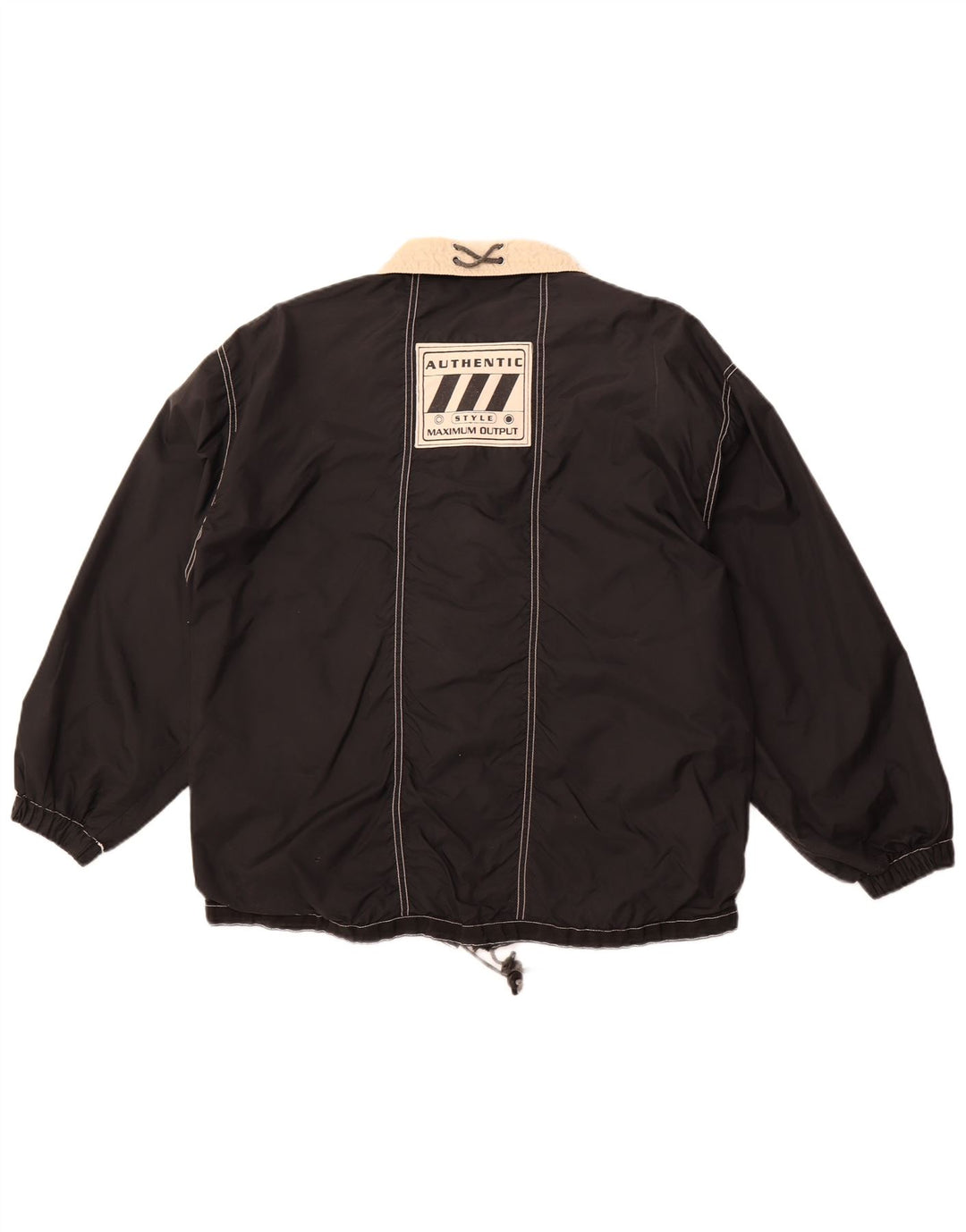 Мужская куртка свободного покроя AUTHENTIC UK 38, средний черный