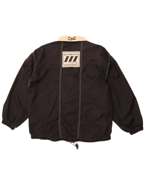 Мужская куртка свободного покроя AUTHENTIC UK 38, средний черный