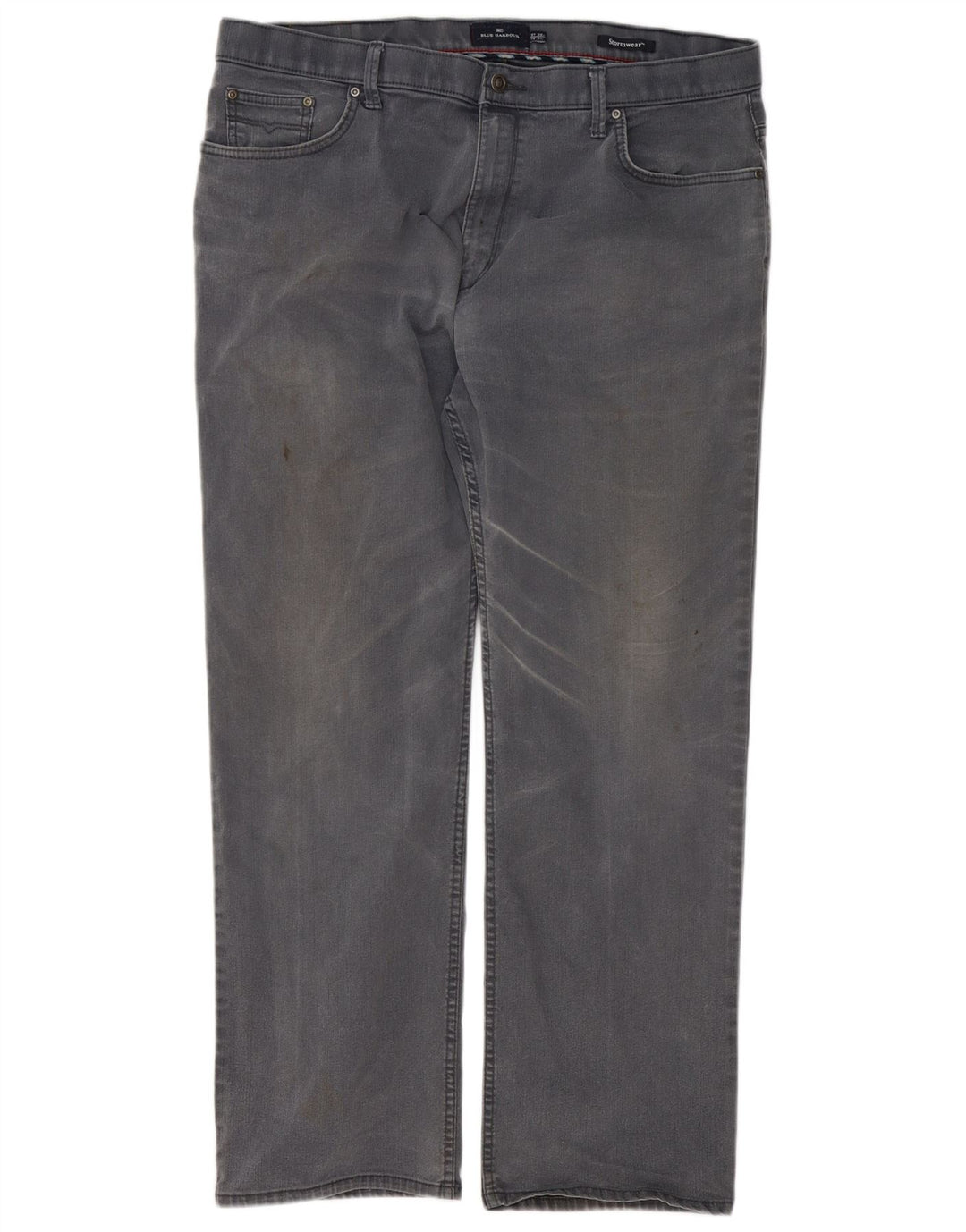Мужские прямые джинсы Marks & Spencer Blue Harbour W38 L31 серые, хлопок