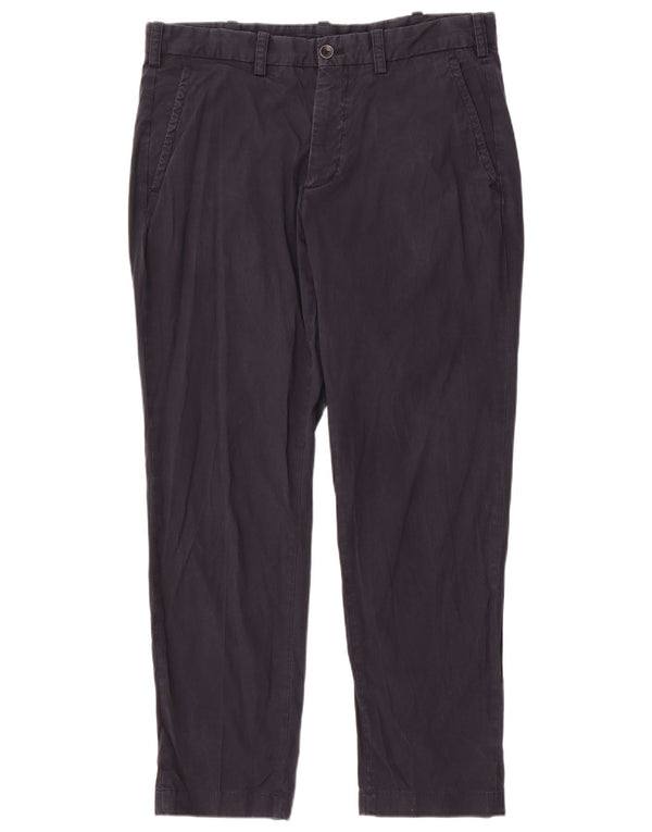 Мужские прямые брюки чинос Massimo Dutti EU 44 VLarge W34 L29 Темно-синие