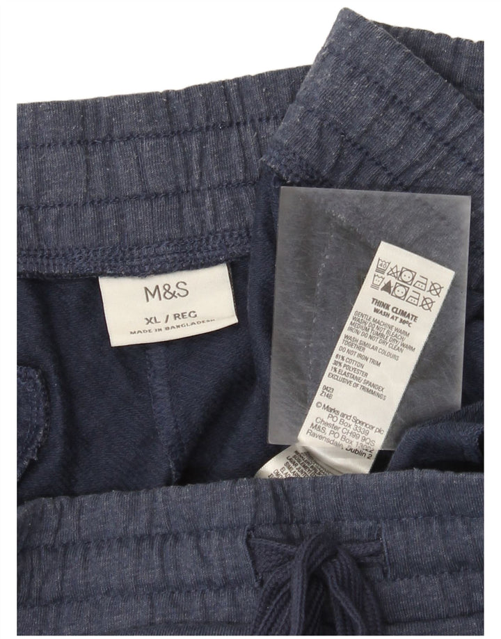 Мужские спортивные брюки Marks & Spencer XL темно-синие, хлопок