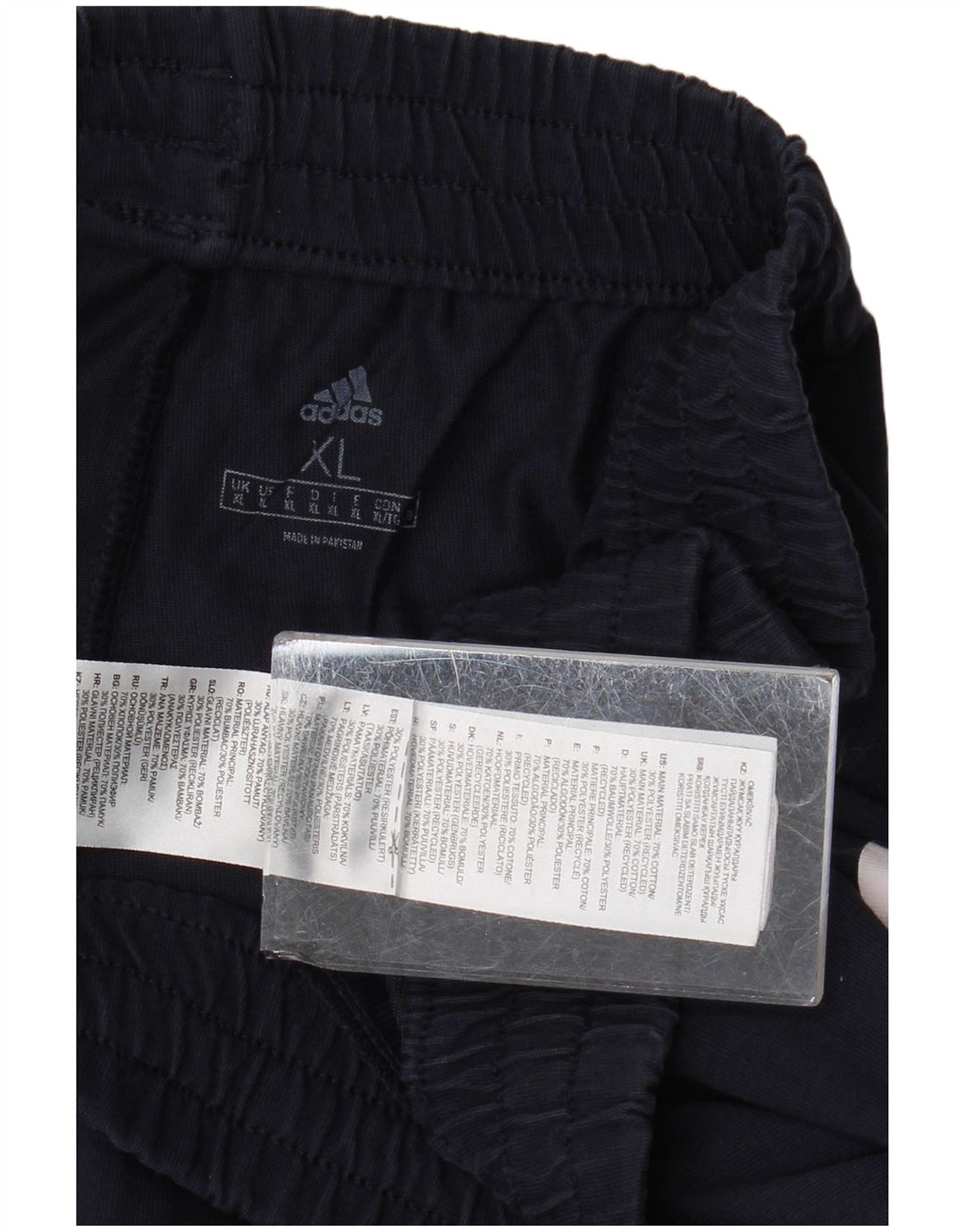 Мужские спортивные шорты ADIDAS с рисунком XL, темно-синие, хлопок