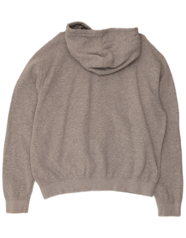 Мужской джемпер с капюшоном Adidas с рисунком XL, серый хлопок с крапинками