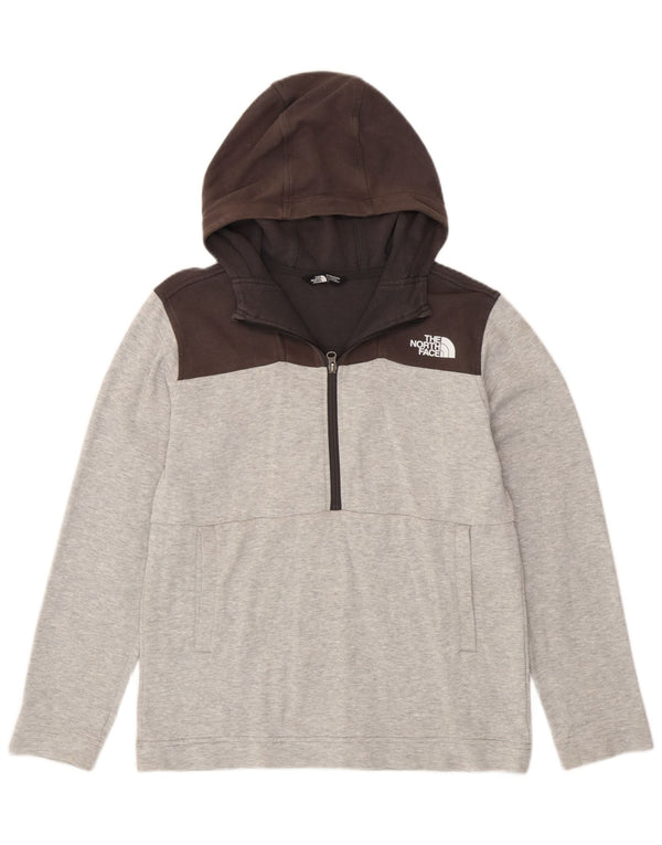 Джемпер с капюшоном на молнии для мальчиков The North Face, 14–15 лет, цвет серого цвета, размер XL
