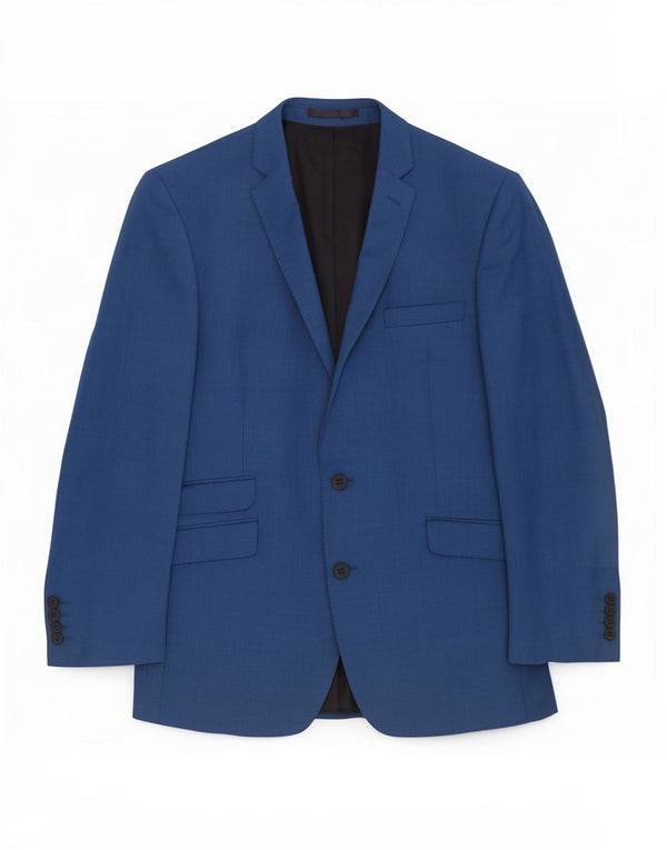 Мужской пиджак Ben Sherman на 2 пуговицах, Великобритания, 42 XL, синяя шерсть