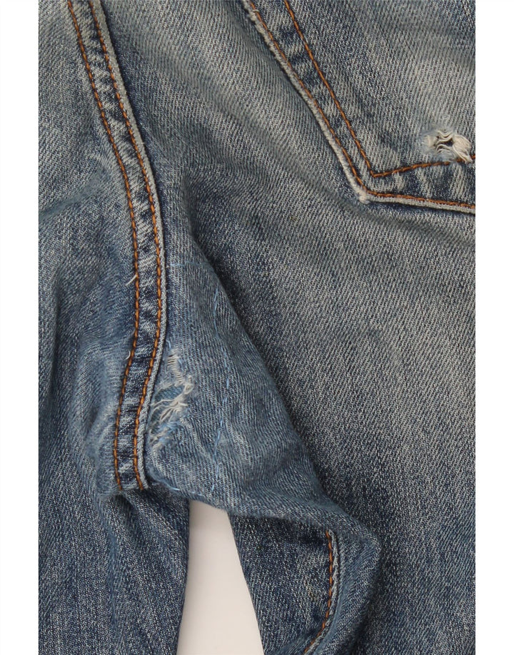 Мужские потертые джинсы Liu Jo Regular Slim W34 L32, синий хлопок