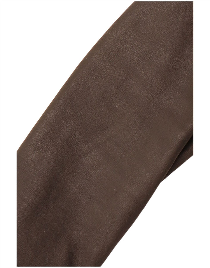 Женская кожаная куртка REPLAY UK 10, маленькая серая кожаная