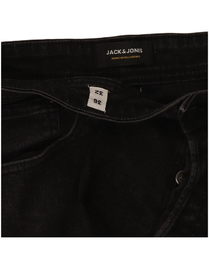 Мужские джинсы GLENN Slim W36 L32 Jack & Jones, черный хлопок