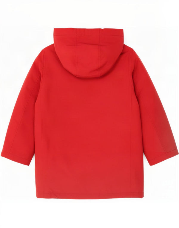 Пуховое пальто с капюшоном Woolrich для мальчиков 5–6 лет, красный хлопок