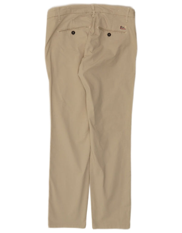 Мужские прямые брюки-чиносы Roy Rogers W30 L27, бежевый хлопок