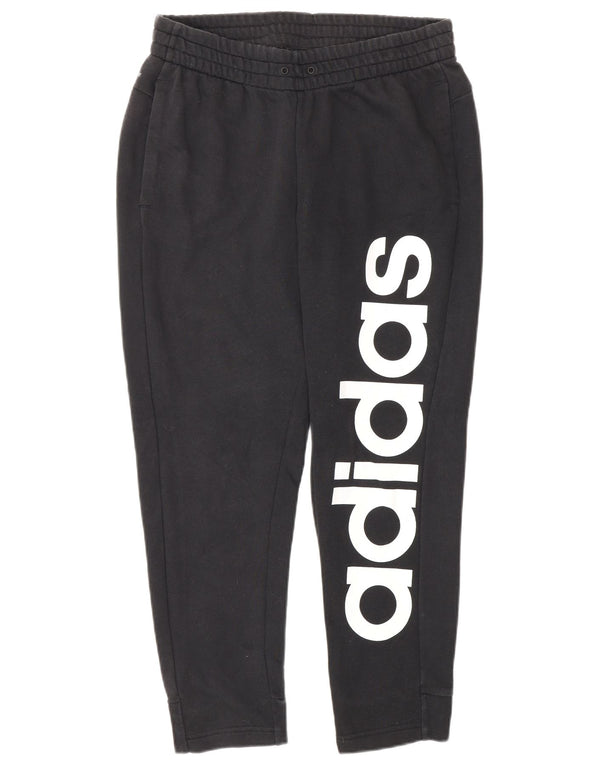 Женские спортивные брюки Adidas Climalite Graphic UK 12, средние, черные