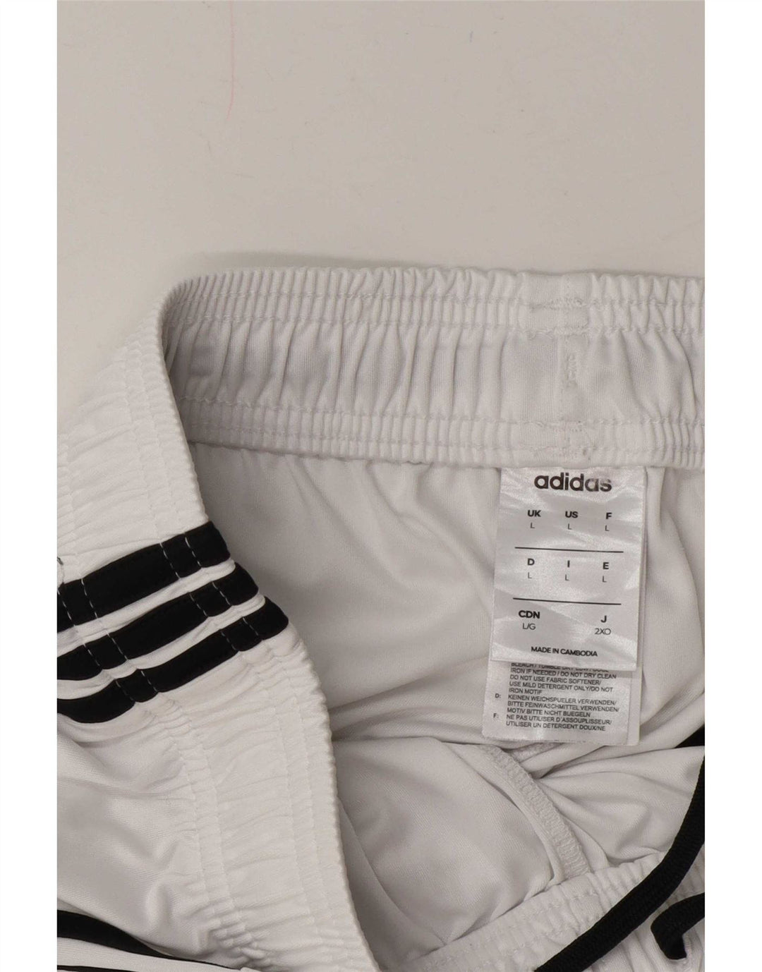 Мужские спортивные шорты Adidas Climalite, большой белый полиэстер