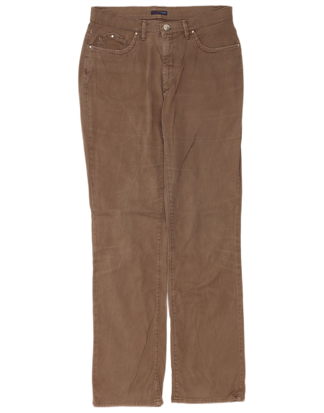 Мужские прямые джинсы Trussardi W32 L33, коричневые, хлопок