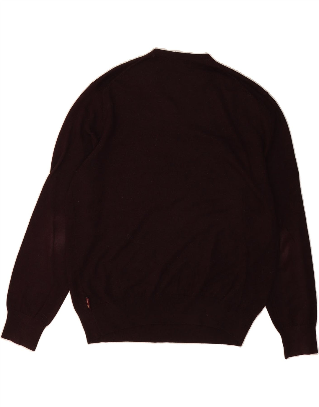IZOD Womens V-Neck Jumper Sweater UK 16 Large Brown Vintage Izod and Second-Hand Izod from Messina Hembry 