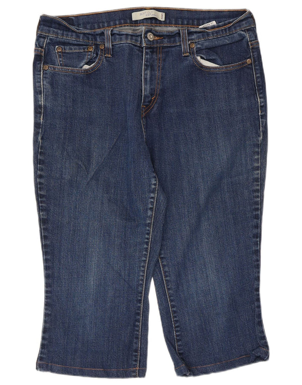 Женские джинсовые шорты LEVI'S 515, размер США 12, большой размер W34, синий хлопок