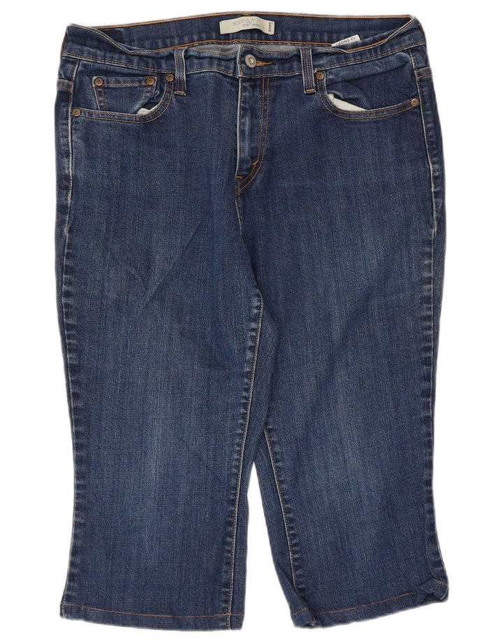 Женские джинсовые шорты LEVI'S 515, размер США 12, большой размер W34, синий хлопок