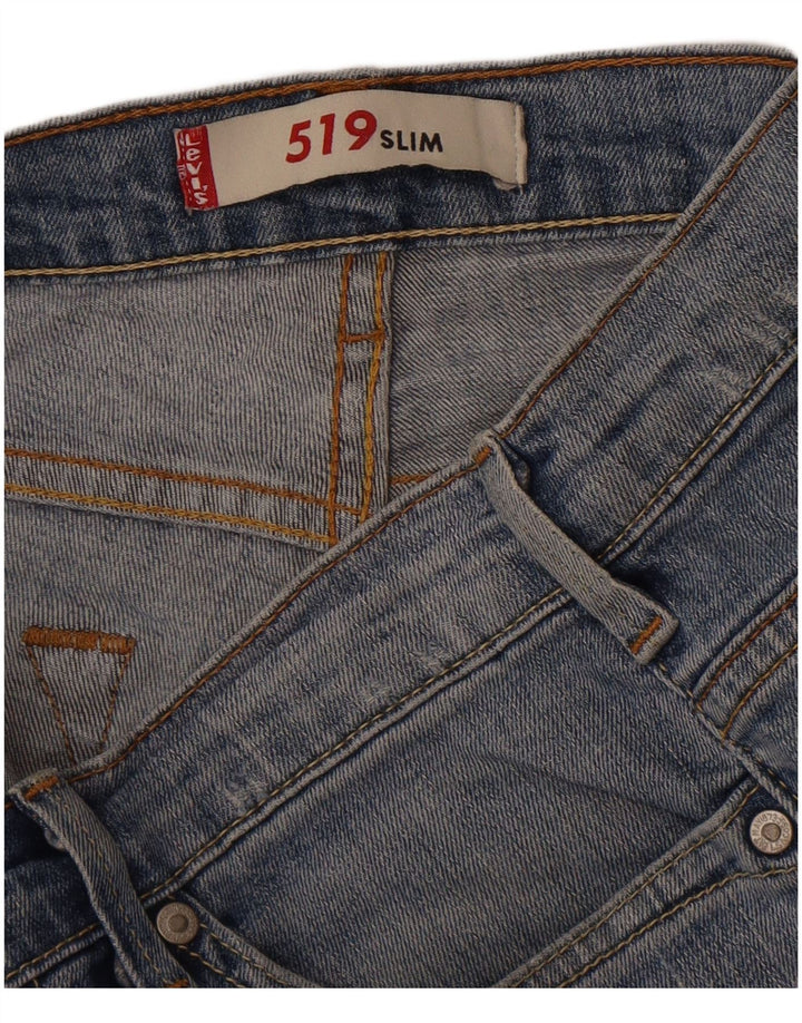 Женские джинсы Levi's Slim 519 W30 L32 синие