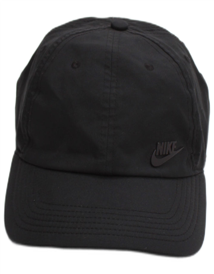 Мужская бейсболка с рисунком Nike, черный хлопок, один размер