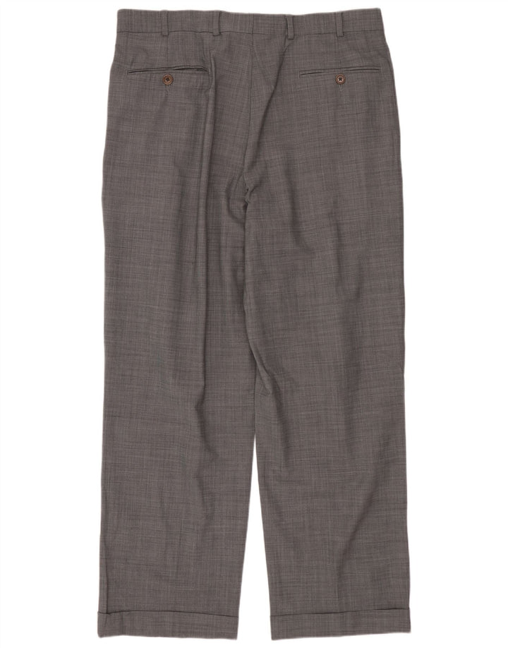 Мужской костюм из 2 предметов BROOKS BROTHERS 346 с 2 пуговицами, Великобритания 42 XL W34 L29, серая шерсть