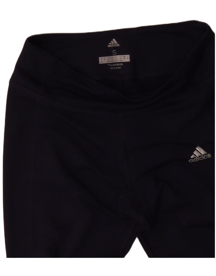 Женские леггинсы Climawarm ADIDAS UK 8/10, маленькие, темно-синие, полиэстер