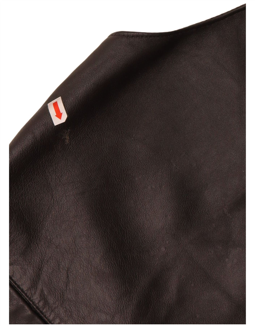 VINTAGE Mens Leather Waistcoat UK 38 Medium Black Vintage Vintage and Second-Hand Vintage from Messina Hembry 