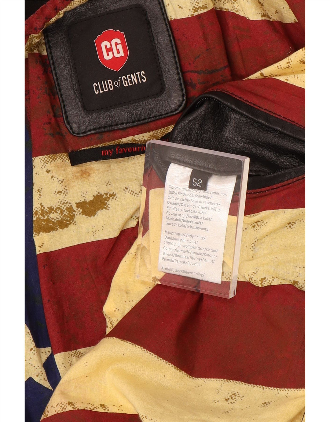 Мужская кожаная косуха VINTAGE IT 52 XL черная кожа