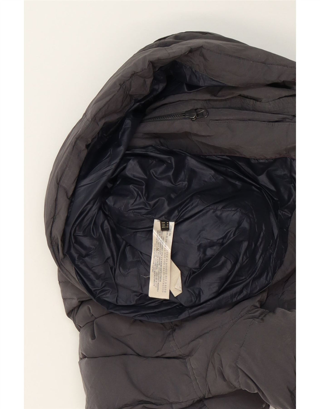 MASSIMO DUTTI Mens Padded Jacket UK 38 Medium Grey Polyester Vintage Massimo Dutti and Second-Hand Massimo Dutti from Messina Hembry 