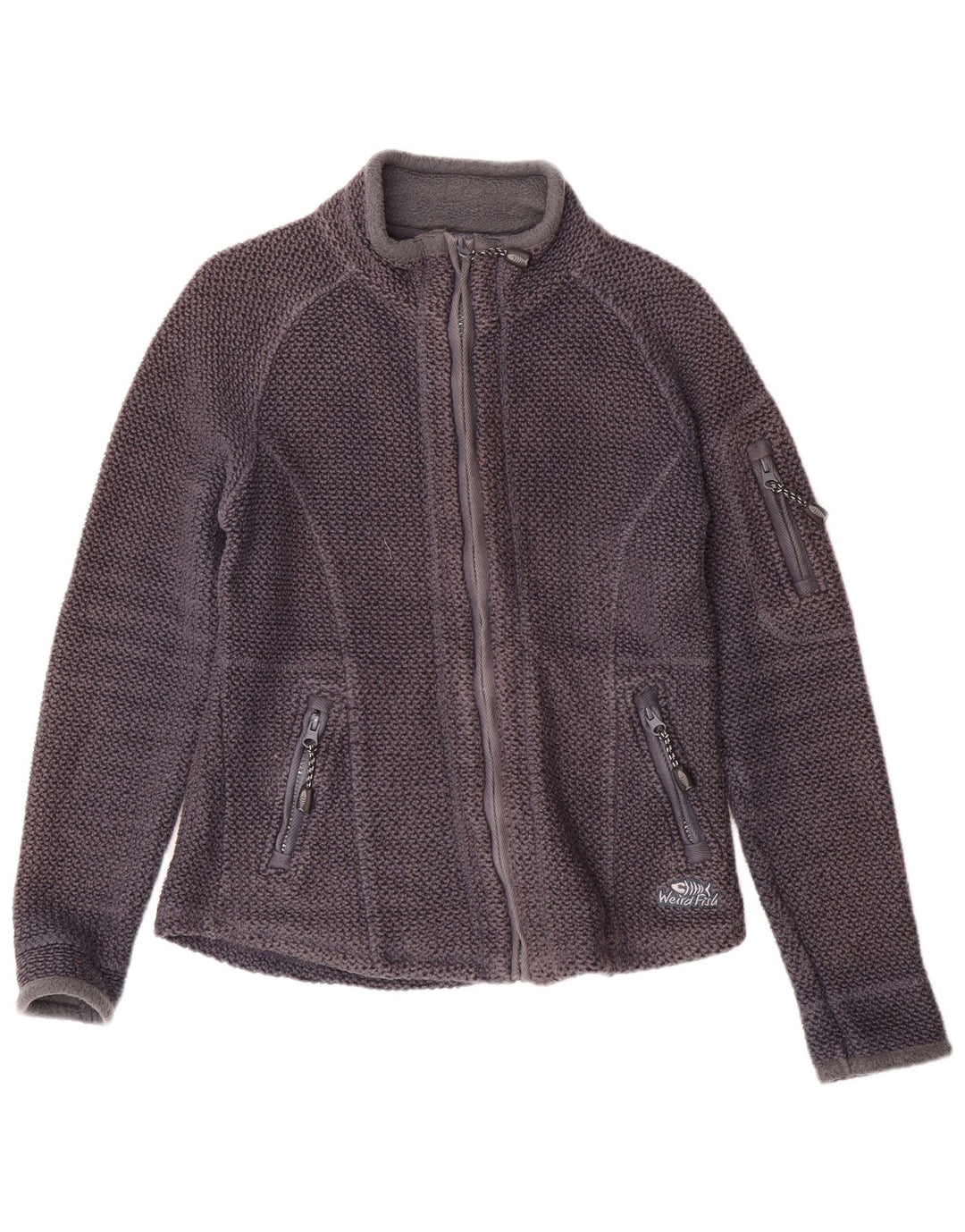 Женский спортивный костюм WEIRD FISH, верхняя куртка UK 10, маленький темно-синий хлопок