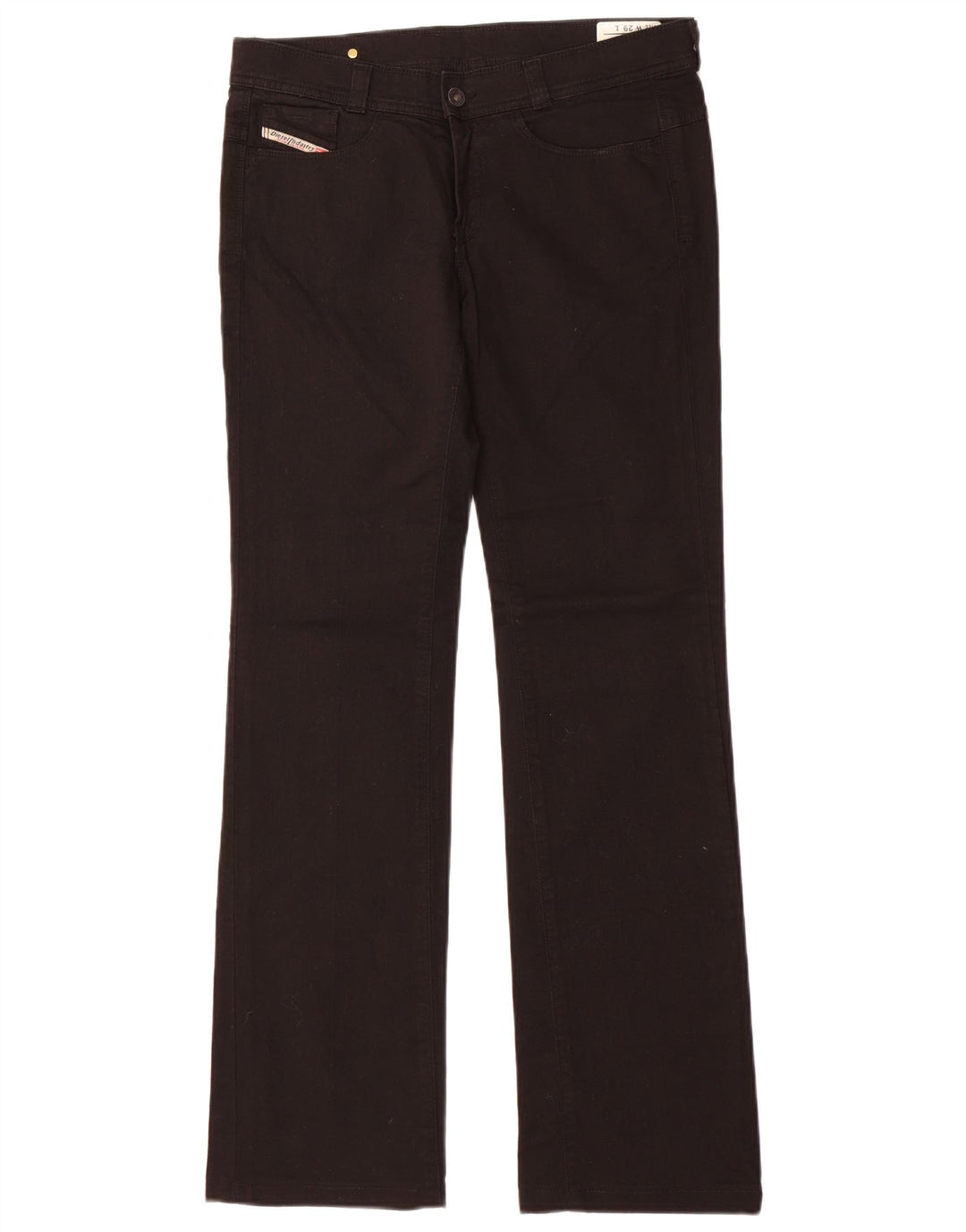 Женские прямые джинсы Diesel W29 L32, черный хлопок