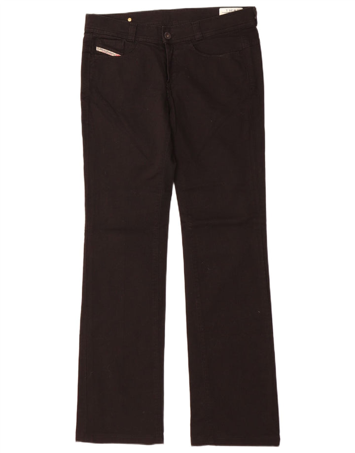 Женские прямые джинсы Diesel W29 L32, черный хлопок