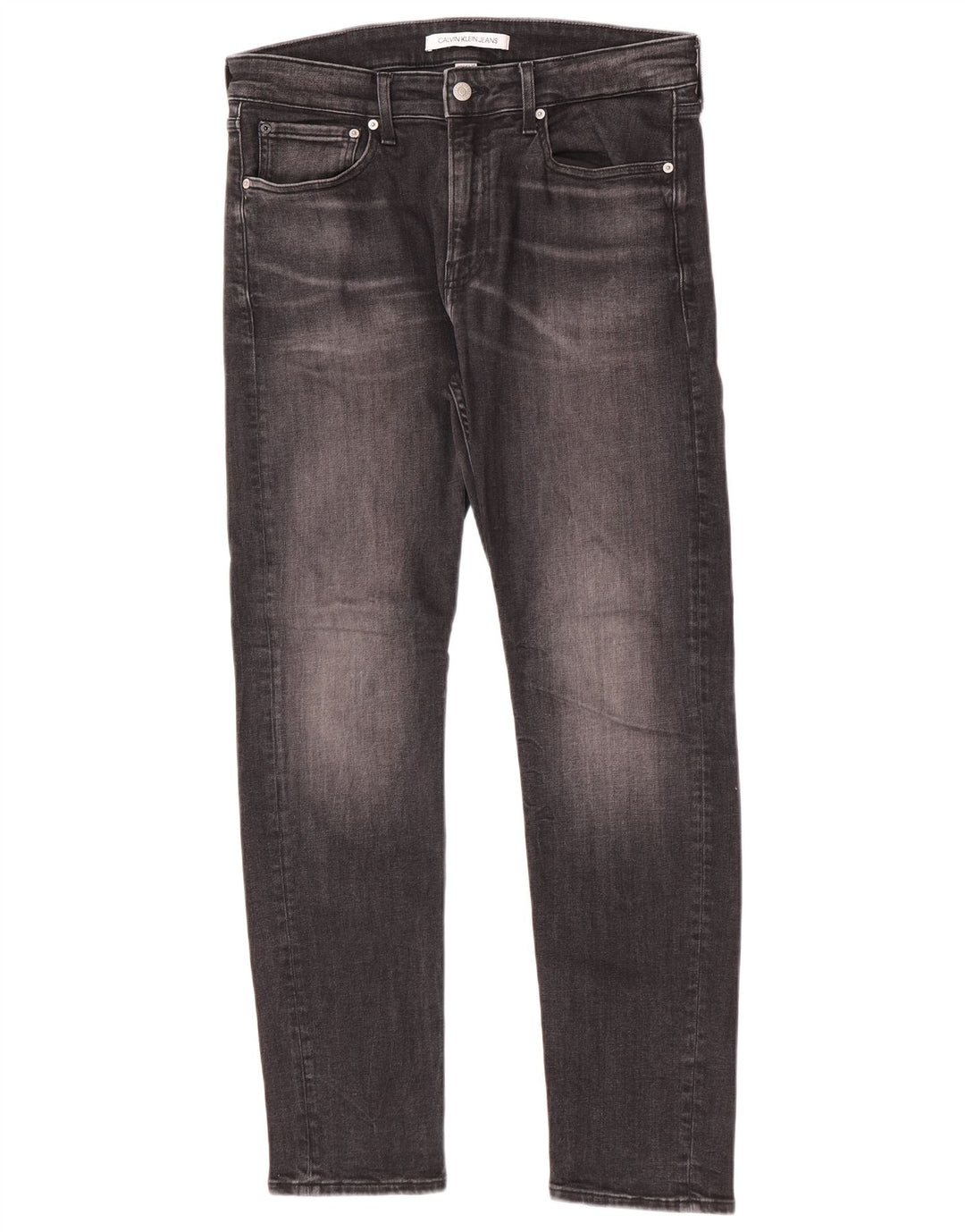 Мужские узкие джинсы Calvin Klein W32 L30, серый хлопок