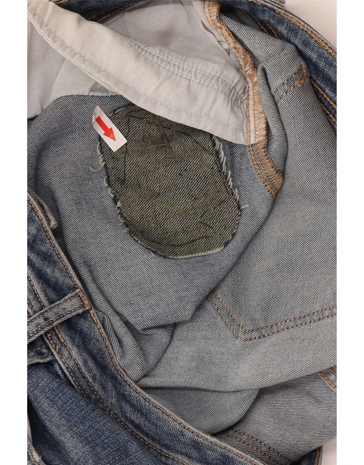 Женские прямые джинсы Zara EU 42, большие W32 L26, синие