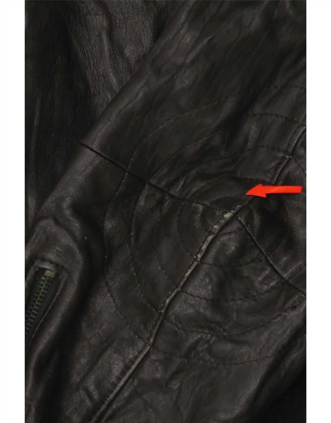 Женская кожаная косуха MISS JOY IT 42 Medium Black Leather