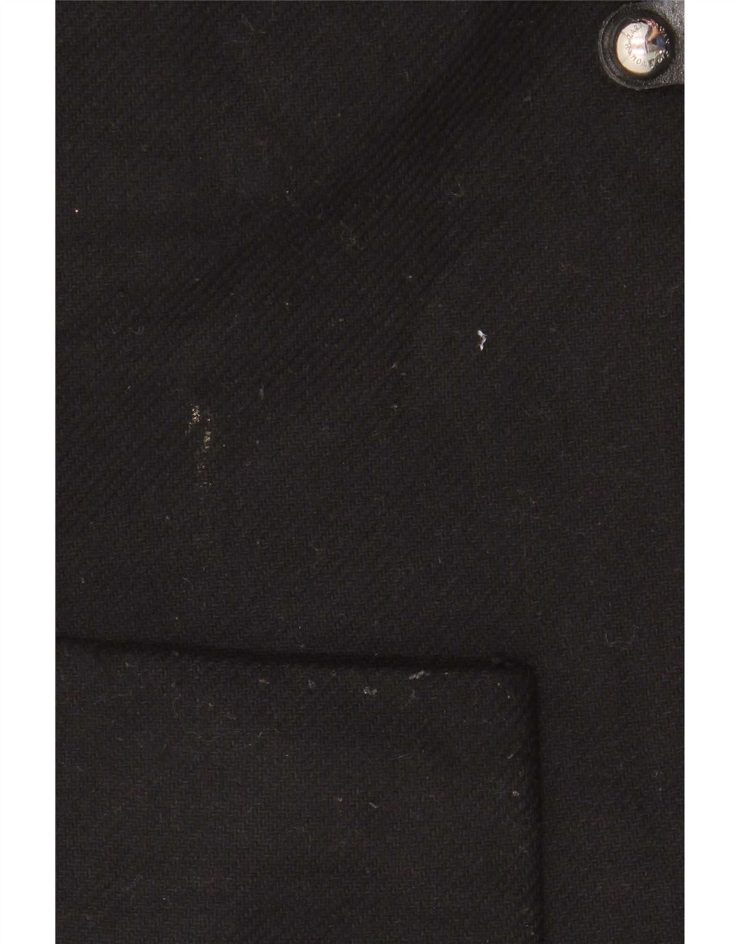 Женское пальто оверсайз с капюшоном Zara UK 10, маленькое, черное, шерстяное