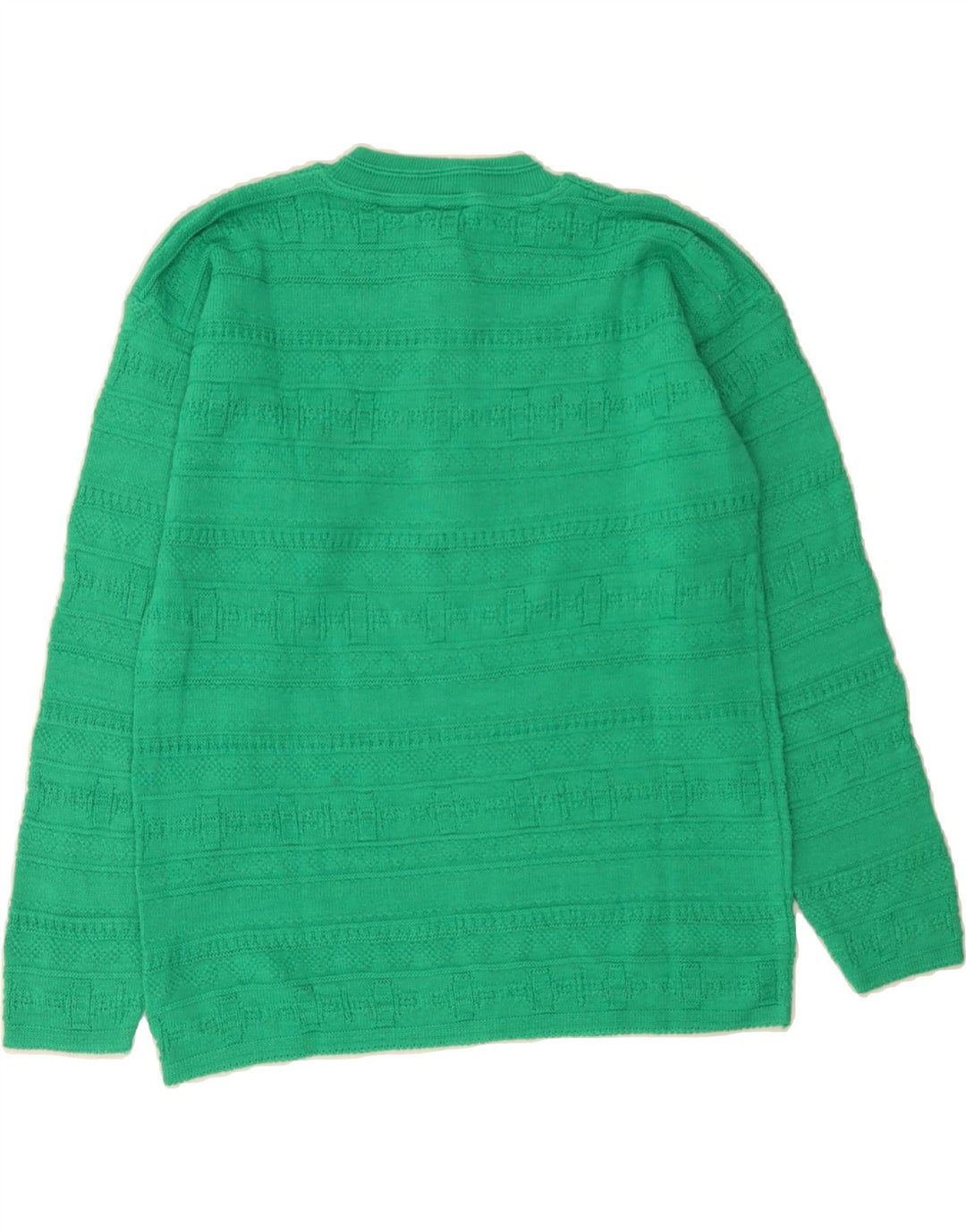 ANDREA MARE Womens Oversized Crew Neck Jumper Sweater UK 10 Small Green Vintage Andrea Mare and Second-Hand Andrea Mare from Messina Hembry 