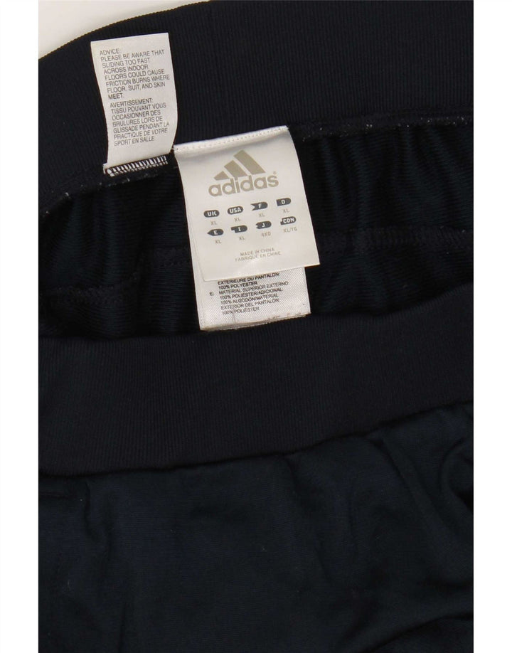 Мужские спортивные брюки Adidas XL темно-синие из полиэстера