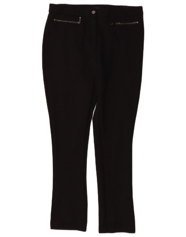 Женские повседневные брюки скинни Marks & Spencer UK 12, средние W32 L29, черные