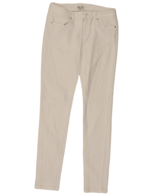 Женские джинсы скинни Reiss UK 12 Medium W30 L30 Белый хлопок