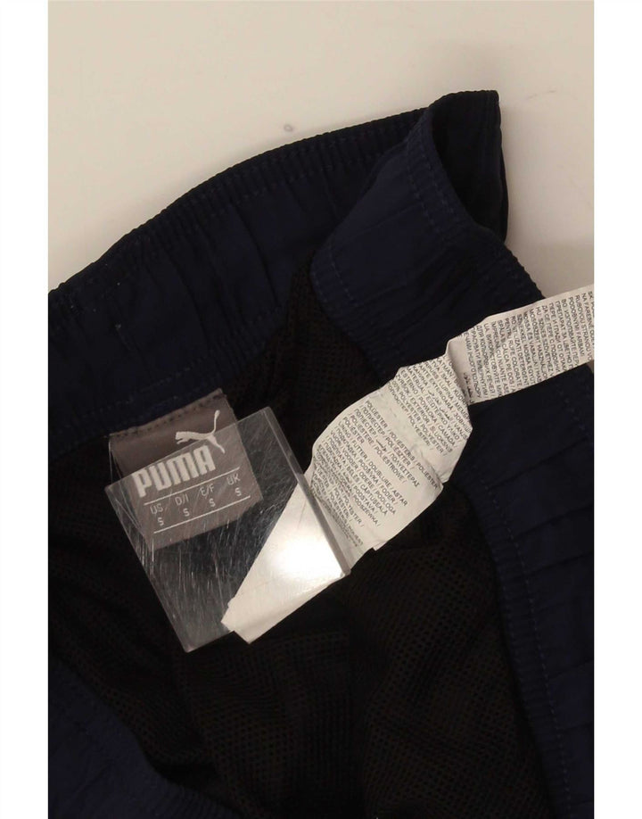 Мужские спортивные шорты Puma с графическим рисунком, маленькие, темно-синие, полиэстер