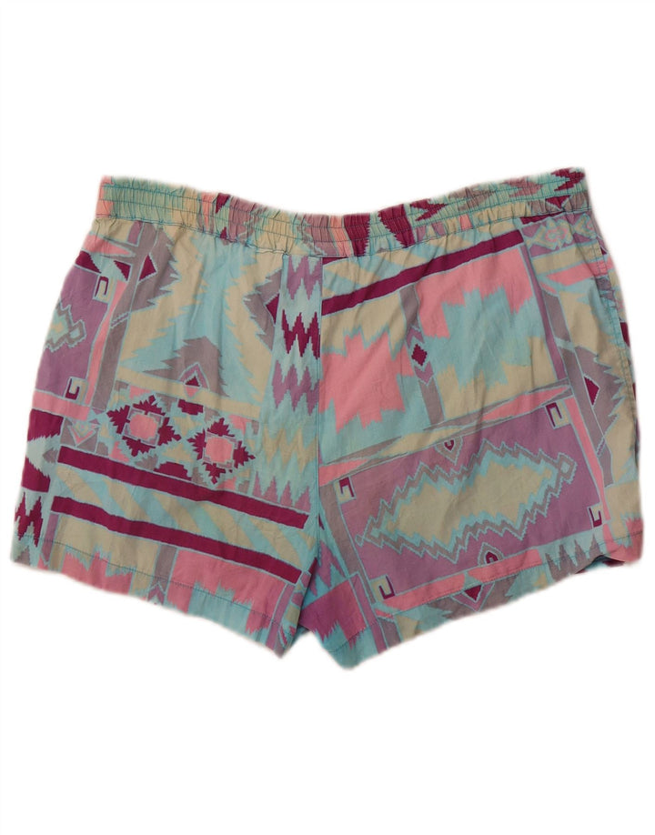 Belfe Мужские большие разноцветные хлопковые брюки с геометрическим рисунком