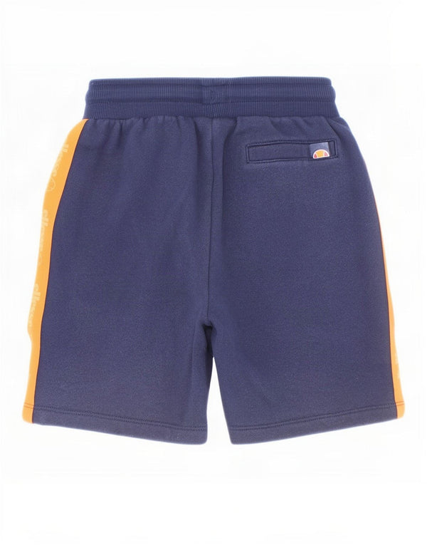 Спортивные шорты Ellesse для мальчиков 10–11 лет, темно-синие, хлопковые с цветными блоками