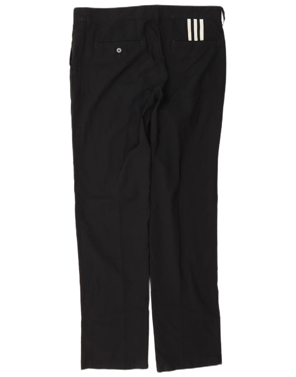 Мужские прямые брюки чинос Adidas Climalite W34 L34, черный полиэстер