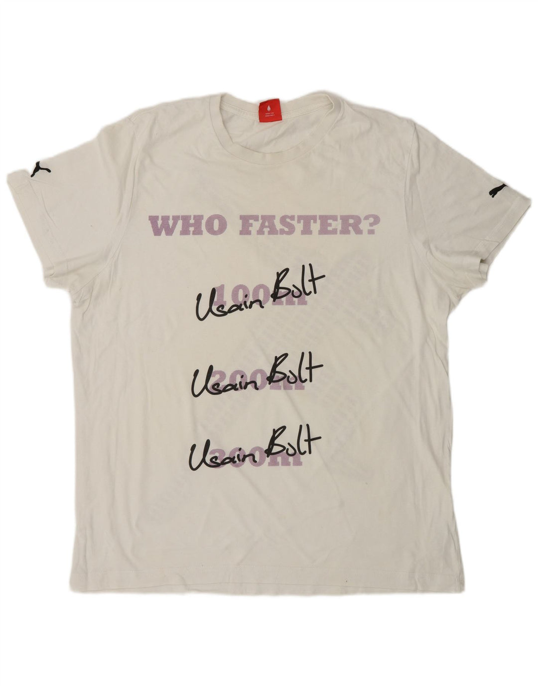 Мужская футболка с рисунком PUMA Top XL, белая