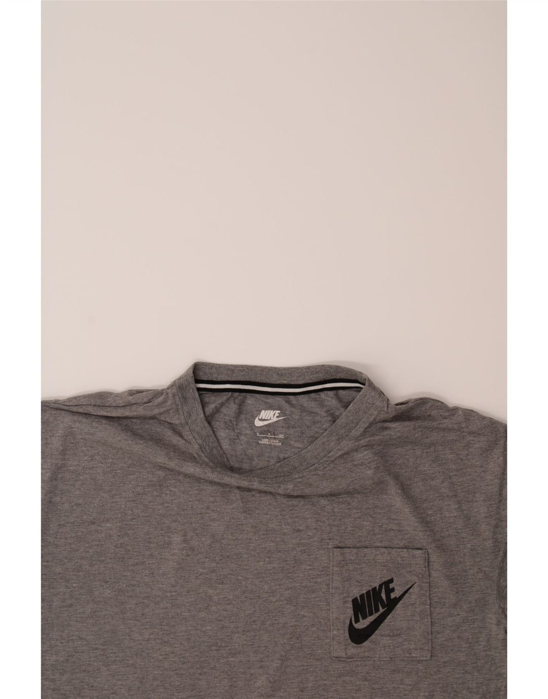 NIKE Mens T-Shirt Top Small Grey Modal Vintage Nike and Second-Hand Nike from Messina Hembry 