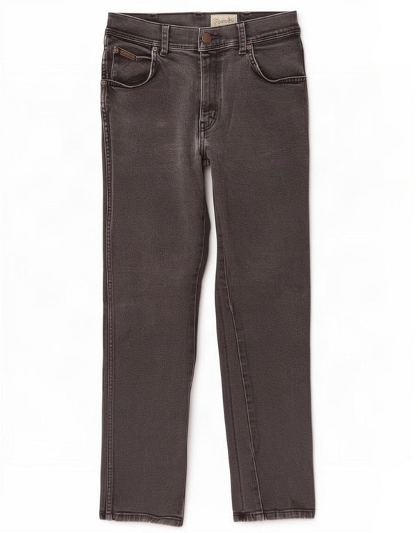 Мужские прямые джинсы Wrangler Texas Stretch W32 L30, серый хлопок