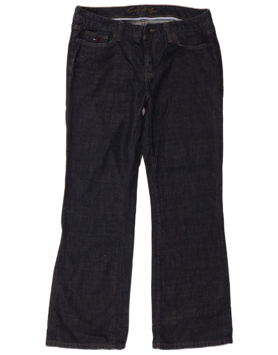 Женские джинсы Tommy Hilfiger Bootcut US 10, большие W31 L30, темно-синие, хлопковые