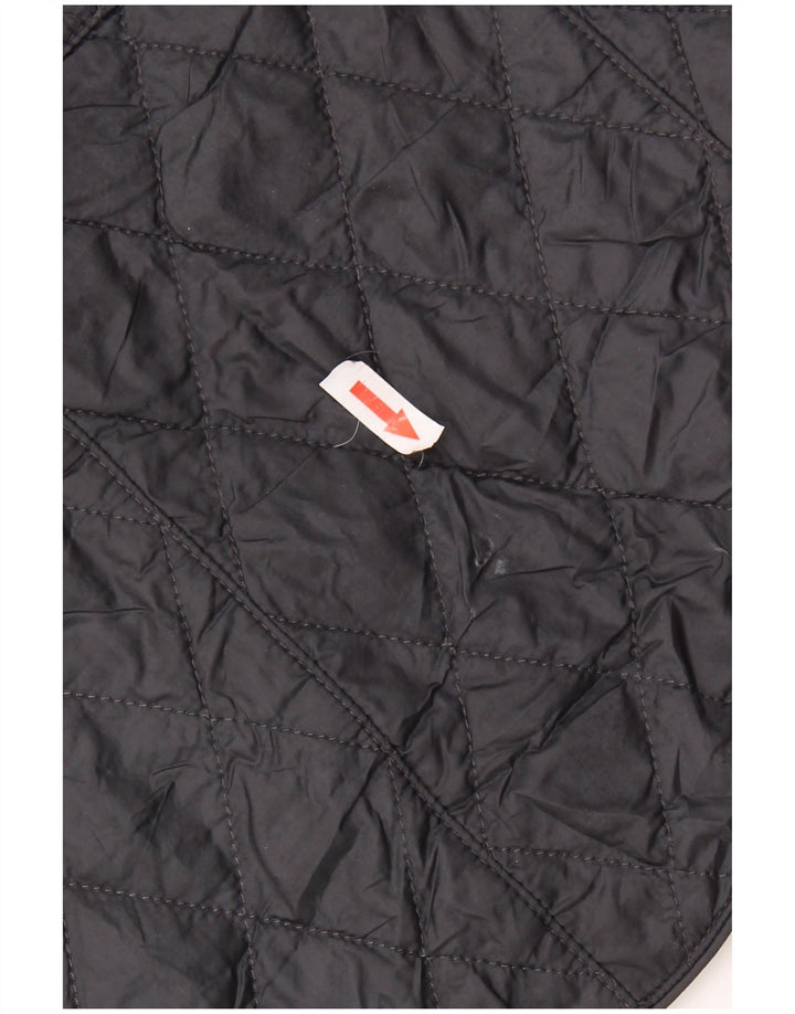 BARBOUR Женская стеганая куртка UK 16, большая, темно-синяя